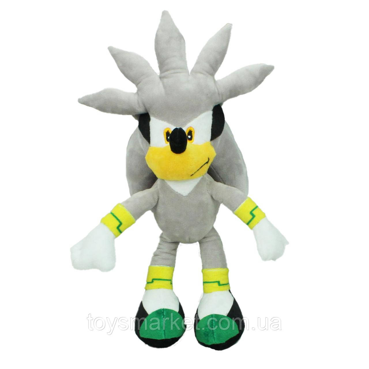 М'яка іграшка їжак сірий, Сільвер, Сонік, Sonic, 26 см