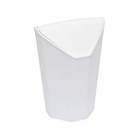 Відро для сміття, пластикове, з поворотною кришкою, 1.2 л., 18*12*9 см. (B075)