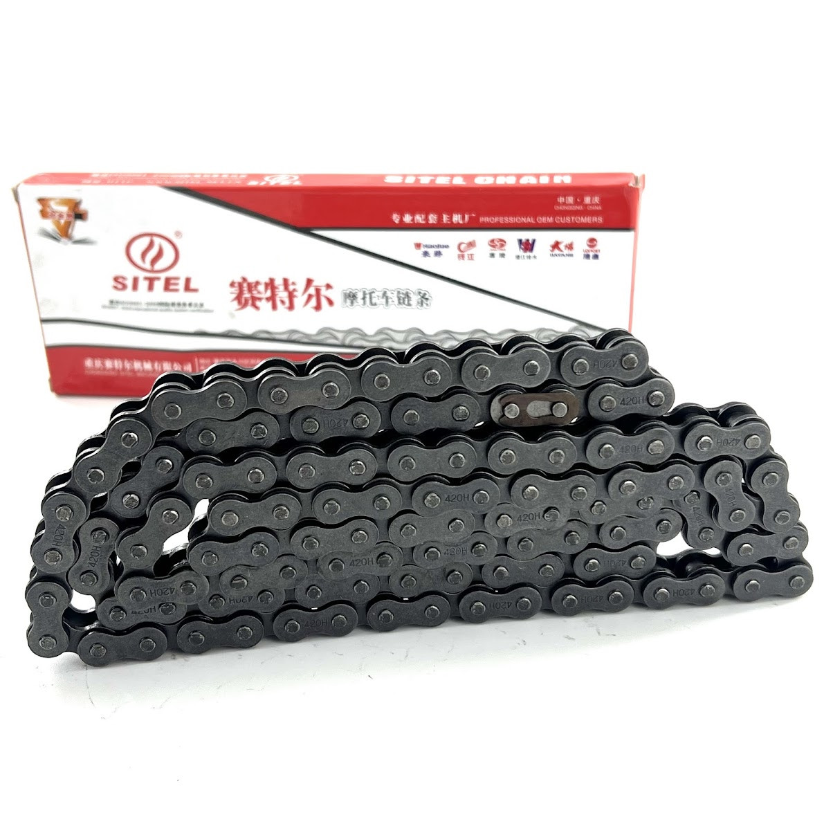 Ланцюг трансмісії квадроцикла мопеда ATV 110 125 (420*112L), фото 1