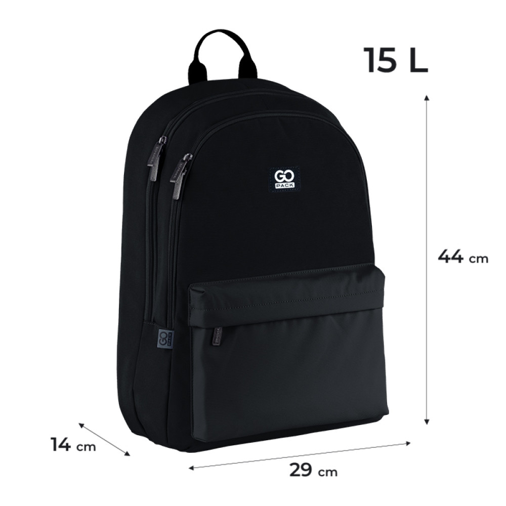 Рюкзак GoPack чорний Education Teens GO25-140L-3