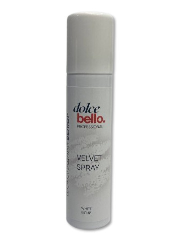 Велюр шоколадний Velvet Spray Dolce Bello Білий 100 мл, фото 1