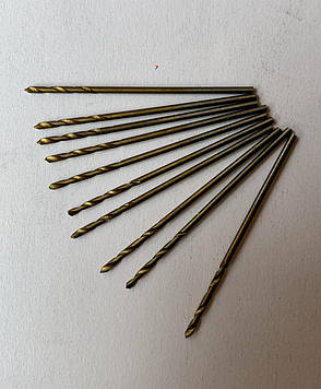 Свердло по металу 1,0 мм. (з титановим напиленням)