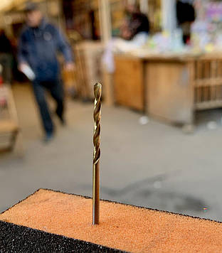 Свердло по металу 2,7 мм з титановим напиленням