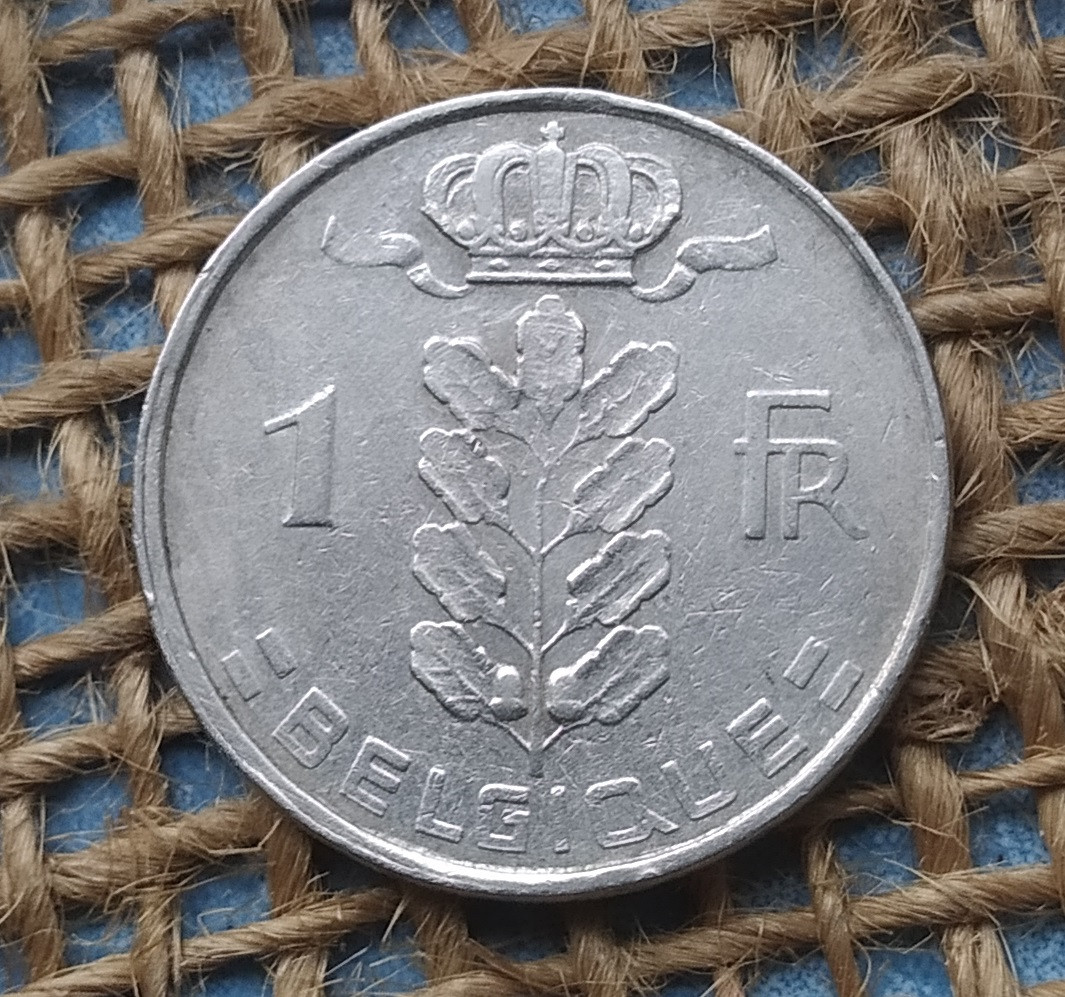 1 франк 1958 року. Бельгiя