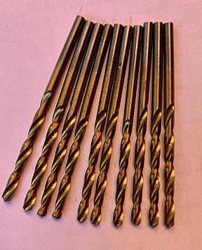 Свердло для металу з титановим напиленням діаметр 2,8 мм.