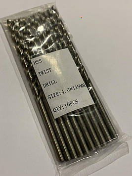 Свердло 4,0х119 мм подовжене Р6М5