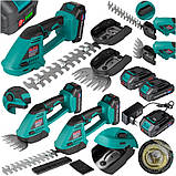 Кущоріз акумуляторний (підрізувач трави) AL-FA ALCHT21V-2AH ( АКБ 2шт ЗУ), фото 10