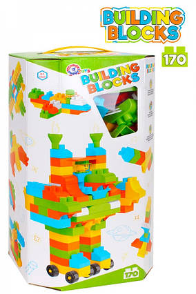 Конструктор з 170 деталей, в коробке 40х40х39, 5 см, ТМ Технок