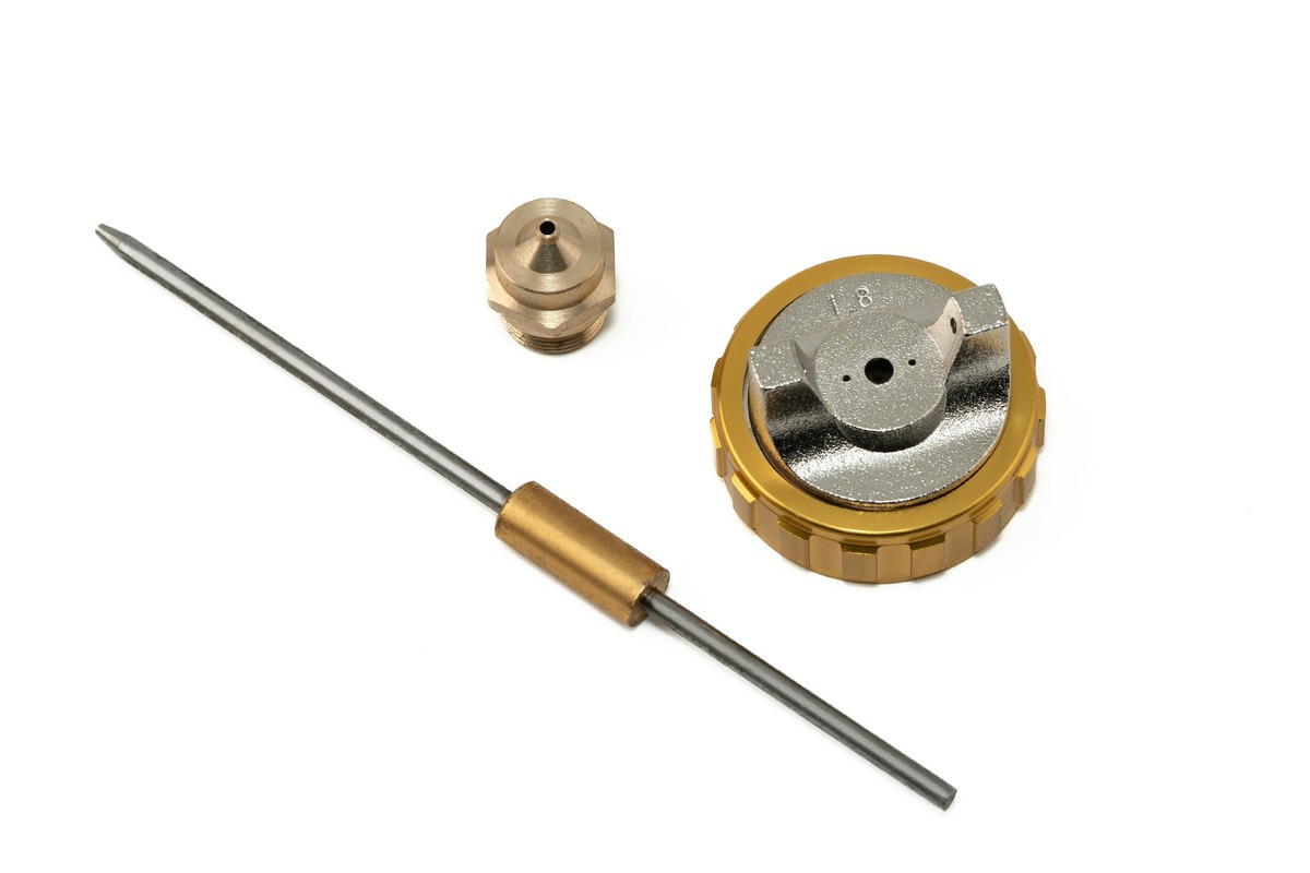 Форсунка змінна для пневмопістолета для фарбування HP MASTERTOOL Ø 1.8 мм — дюза повітряна головка голка, фото 1