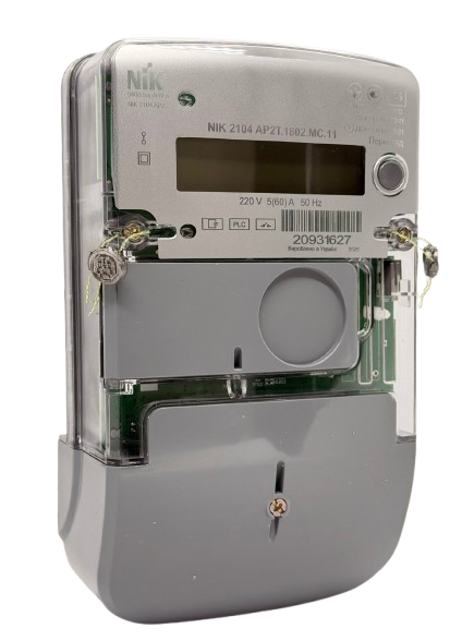Лічильник електроенергії NIK 2104 AP2T.1802.MC.11 (багатотарифний, PLC, реле)