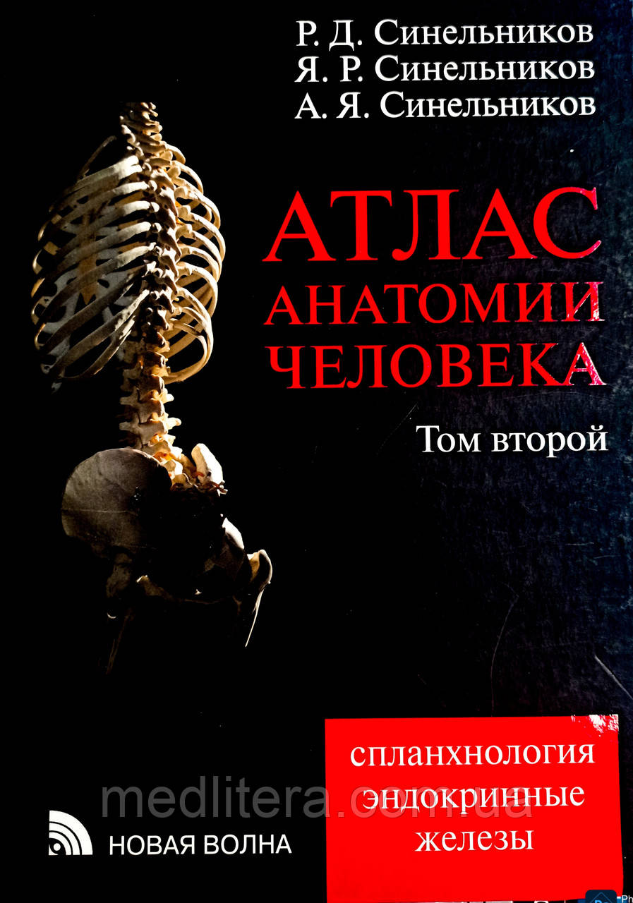 Синельників Р.Д. Атлас анатомії людини том 2 підручник з анатомії челкова