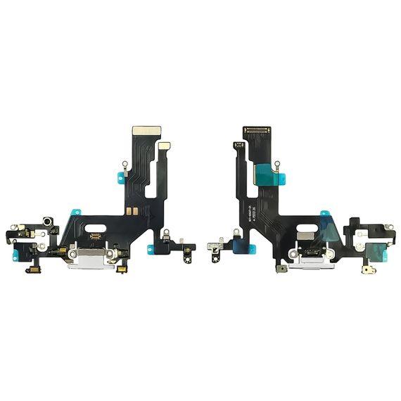 Шлейф для Apple iPhone 11 з роз'ємом зарядки і мікрофоном (Сріблястий), фото 1