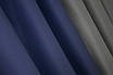 Комбіновані (2шт. 1,2х2,7м.) штори блекаут. Колір графітовий з синім. Код 014дк (793-831ш) 11-0217, фото 6