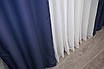 Комбіновані (2шт. 1,2х2,7м.) штори блекаут. Колір графітовий з синім. Код 014дк (793-831ш) 11-0217, фото 10