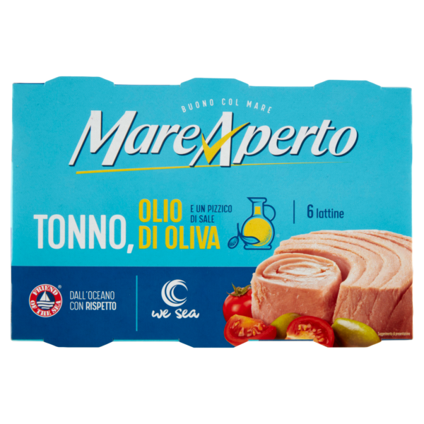 Тунець у власному соку "Mare Aperto" 180 г (6×70г)