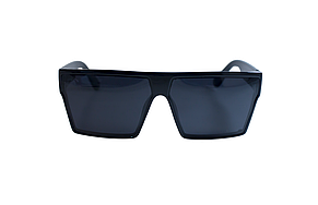 Сонцезахисні окуляри polarized унісекс, чорні маска P2912-1, фото 2