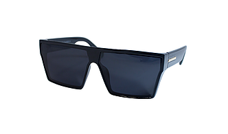 Сонцезахисні окуляри polarized унісекс, чорні маска P2912-1, фото 1
