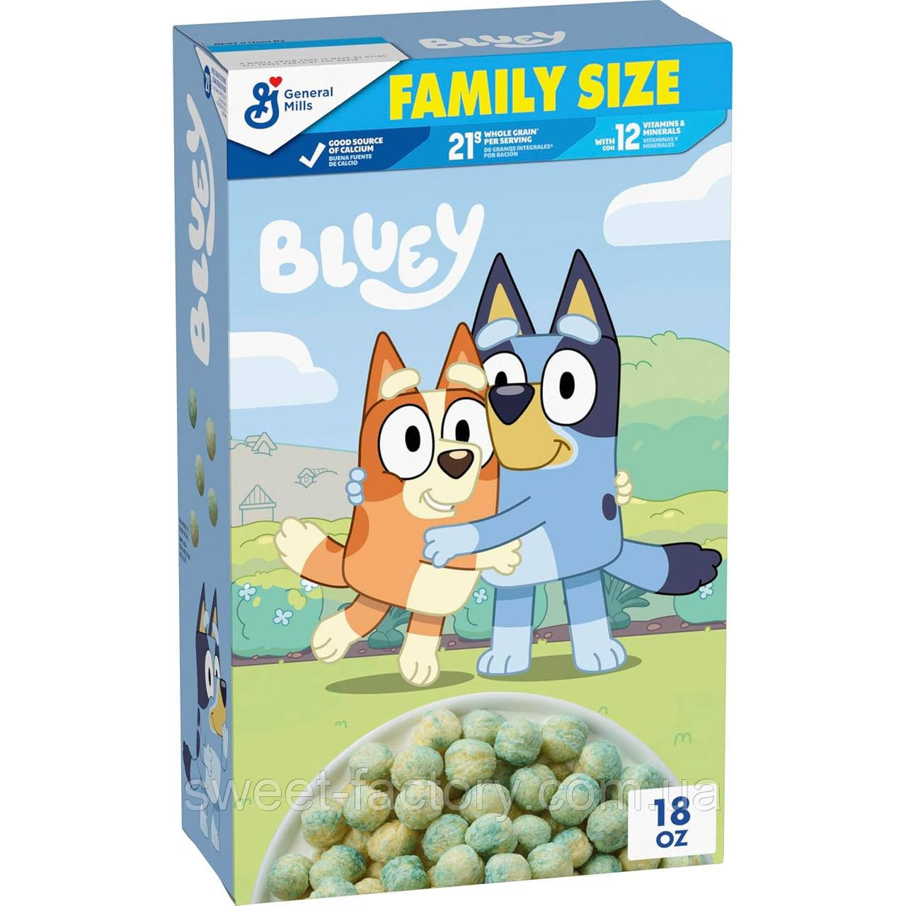 Сухі сніданки General Mills Bluey Cereal 510g, фото 1