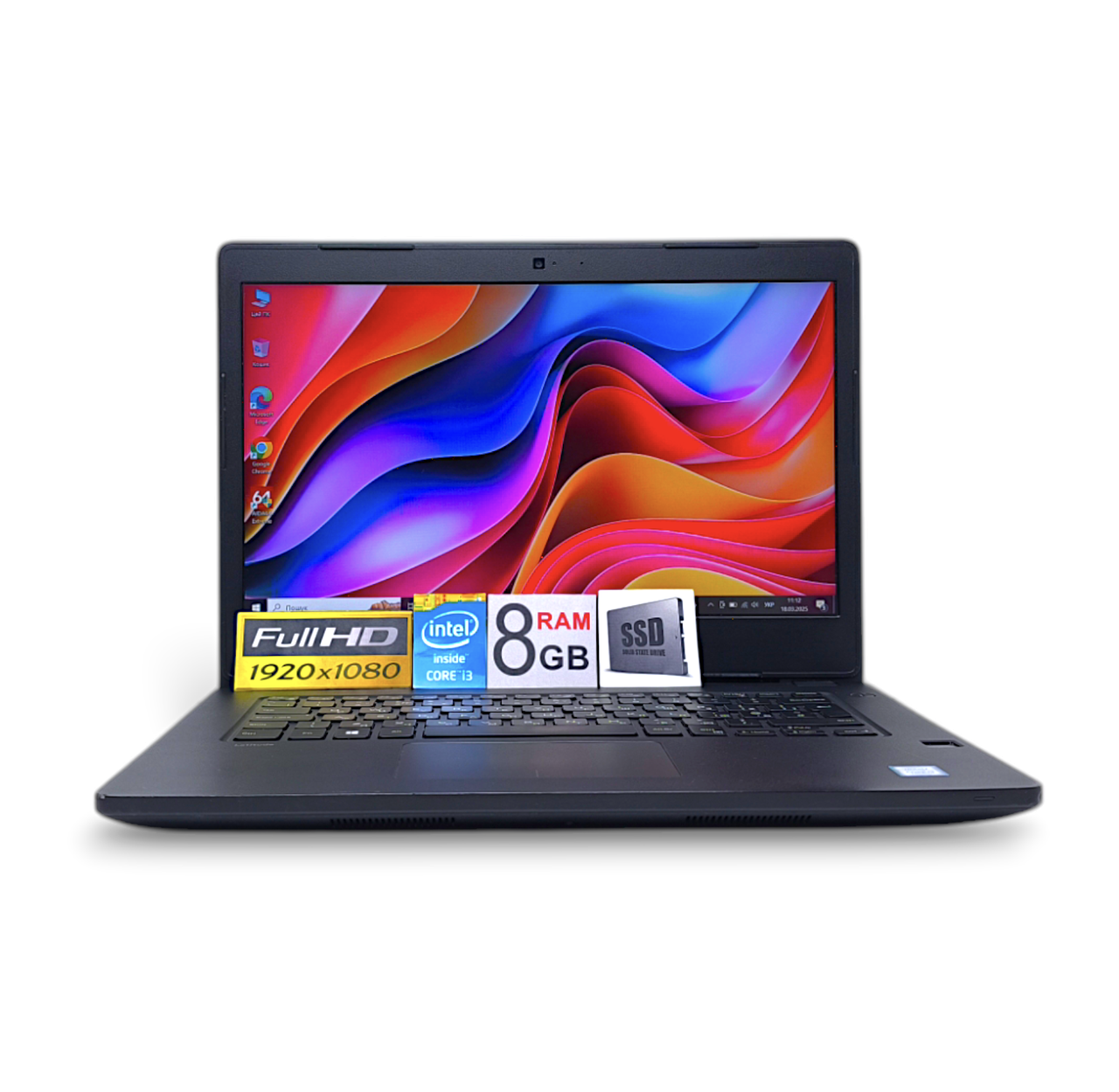 Ноутбук Dell Latitude 3480 14" FHD Core i3 7100U Ram 8GB SSD 128GB Intel HD Graphics 620 LTE