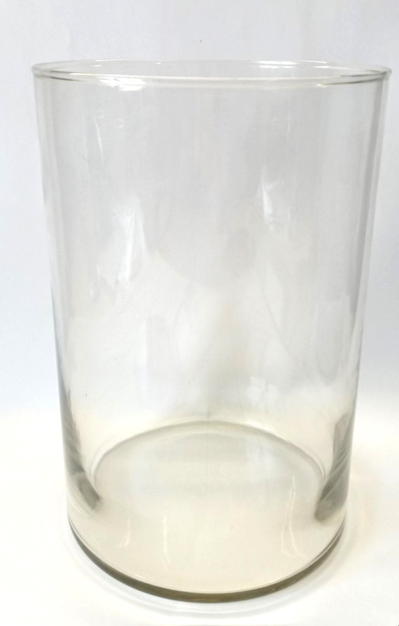 Ваза прозора "Циліндр" h 300 d 200, фото 1