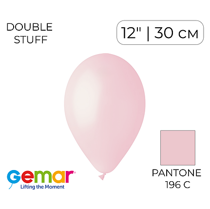 Дабл Стафф GEMAR-ДЖ 12" 073 в 001 Блідо-Рожевий | Pale Pink, фото 1