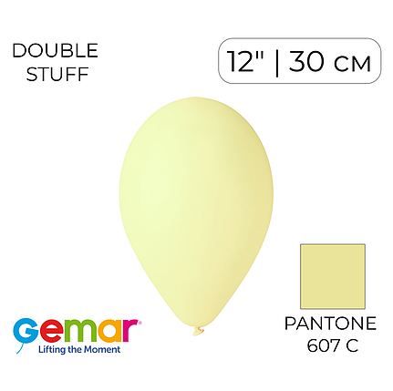 Дабл Стафф GEMAR-ДЖ 12" 002 в 001 Світло-Жовтий | Pale Yellow, фото 1