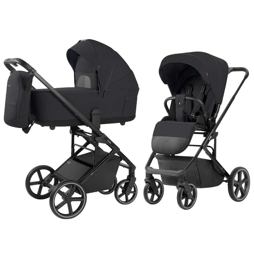 Універсальна коляска 2в1 CARRELLO Alfa CRL-6522, Rock Black