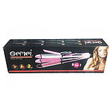 Щипці випрямляч мультистайлер 3 в 1 GEMEI GM-2966 t200, фото 3