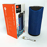 Колонка портативна bluetooth вологостійка JBL TG-113 (аналог). Колір синій, фото 6