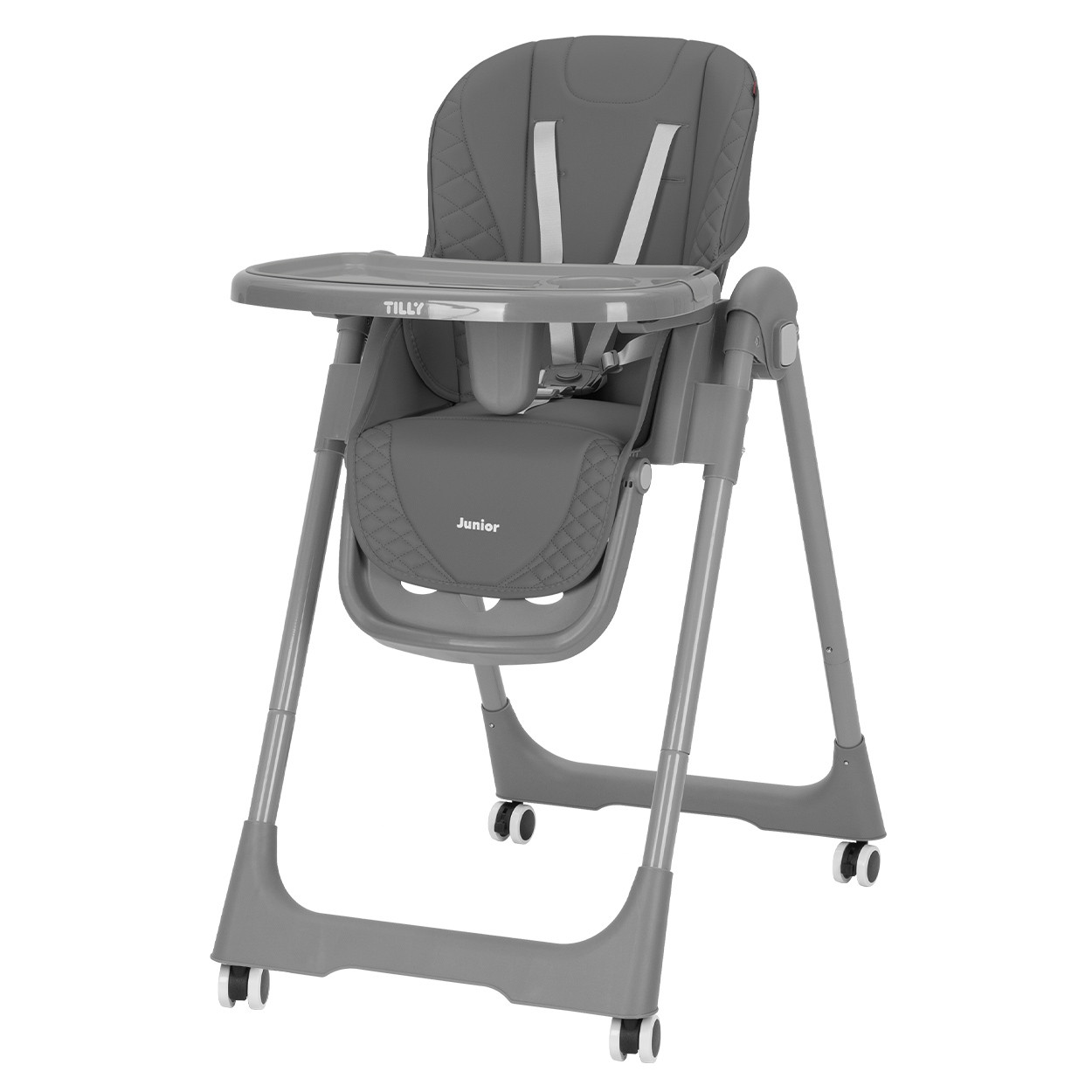 Стільчик для годування TILLY Junior T-671, Dark Grey
