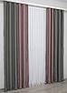 Комбіновані (2шт. 1,3х2,7м.) штори з тканини блекаут. Колір графітовий з пудровим. Код 014дк (793-1245ш) 11-0216, фото 4