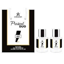 Парфумований набір COCOLADY Present Duo № 027  (аромат схожий на Carolina Herrera Bad Boy)