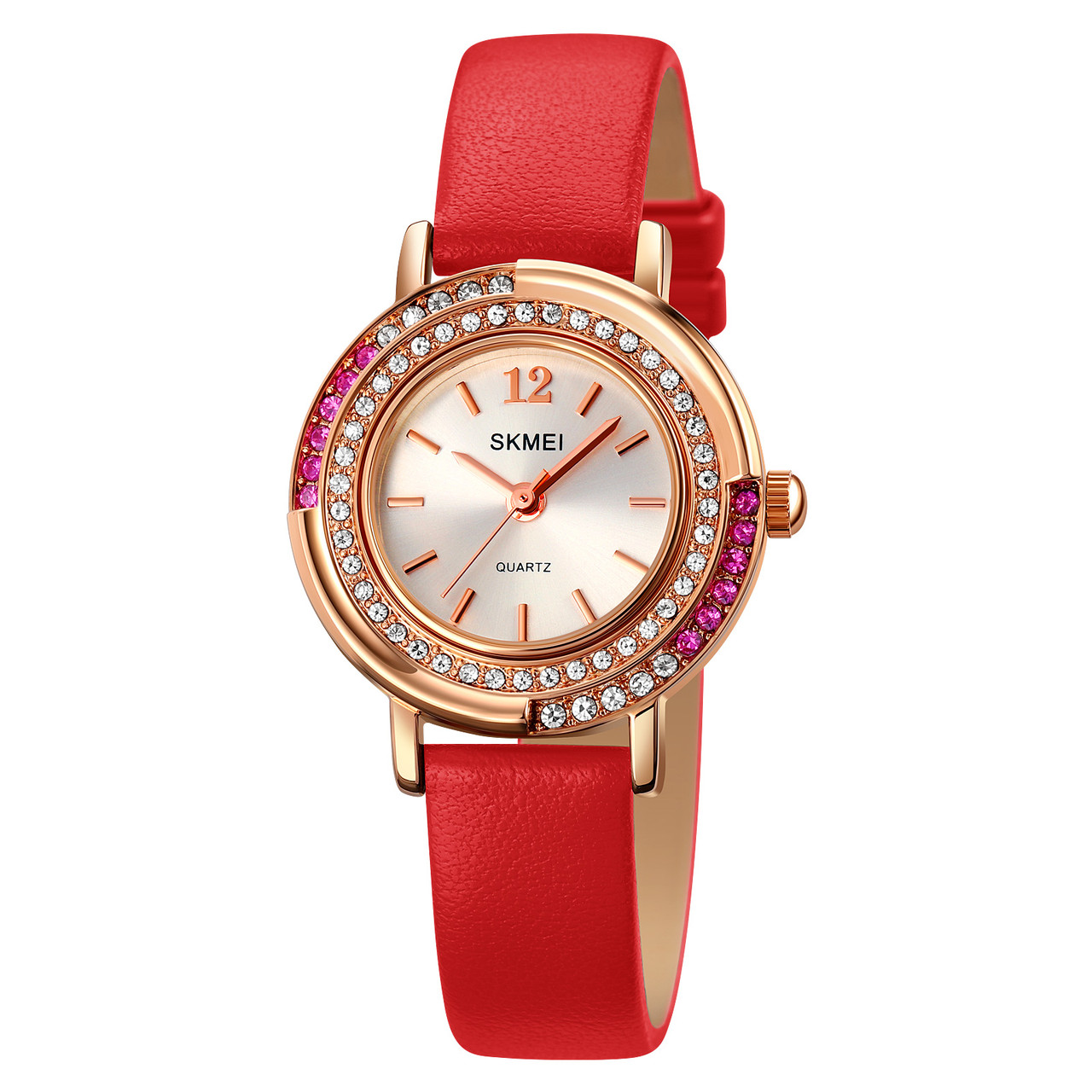 Skmei 1855RGRD Rose Gold-Red, фото 1