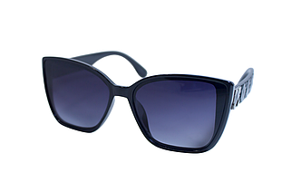 Сонцезахисні жіночі окуляри, чорні 211-1, фото 1