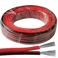 Акустичний кабель CCA 2x0,75 мм червоно-чорний ПВХ Dialan