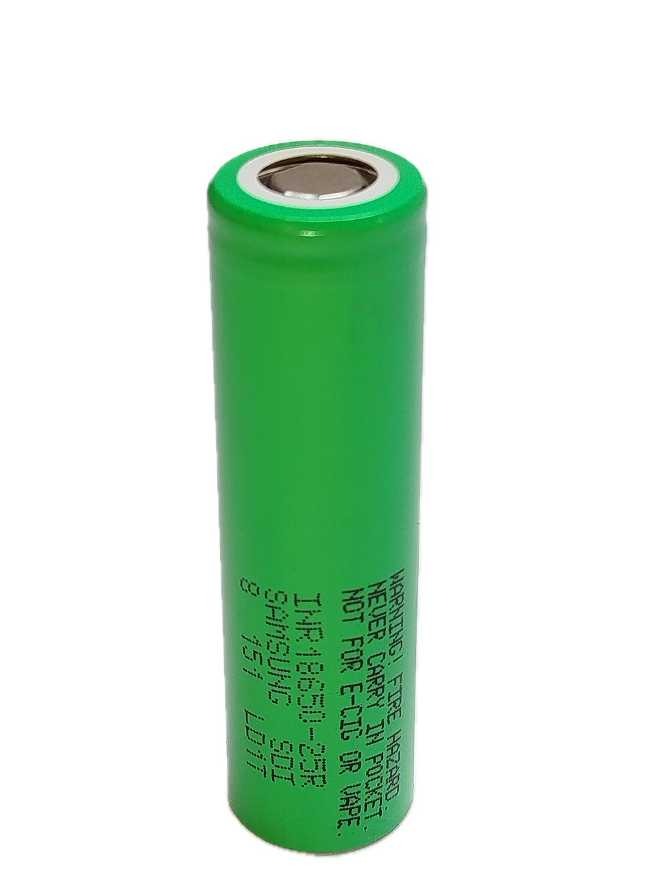Акумулятор 18650 Li-Ion Samsung INR18650-25R ємність 2500мАч високострумовий 20A під зварювання без захисту