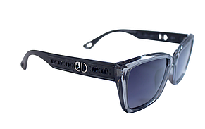 Сонцезахисні жіночі окуляри, прозора оправа 213-3, фото 2