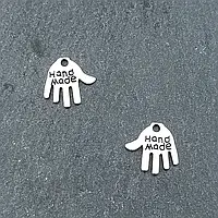 Металева бирка - долонька