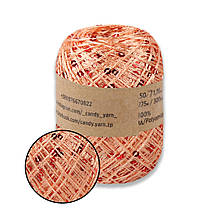 Паєтка 3 мм, Рожево-бежева, червона паєтка No141, Китай