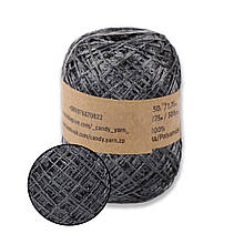 Паєтка 3 мм, Темно-сіра, чорна паєтка No56, Китай