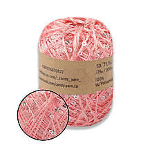 Паєтка 3 мм, Рожева, срібляста паєтка No189, Китай