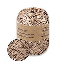 Паєтка 3 мм, Бежева, коричнева паєтка No128, Китай