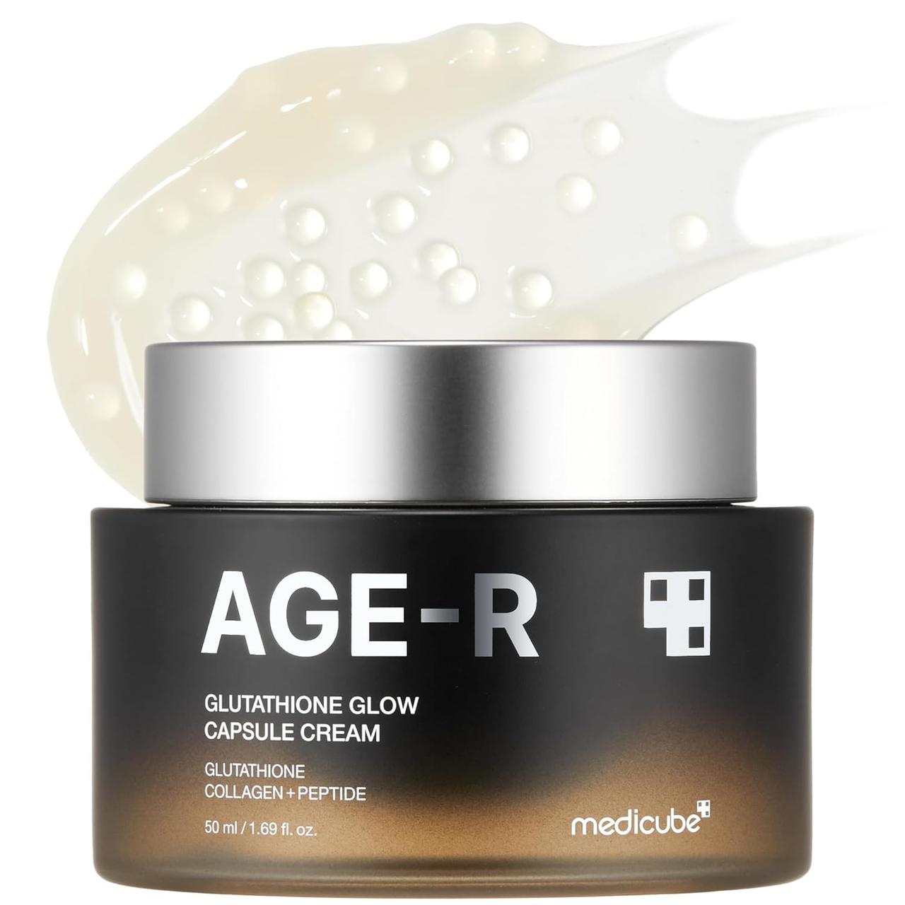 Зволожуючий гель-крем з капсулами глутатіону Medicube AGE-R Glutathione Glow Capsule Cream 50 ml