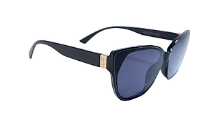 Сонцезахисні жіночі окуляри, чорні 2524-2, фото 3