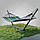 Стійка для гамака + Двомісний гамак з планкою RIO XXL зелений, фото 2