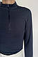 Лонгслів жіночий водолазка SALSPOR сіро-синій, фото 6
