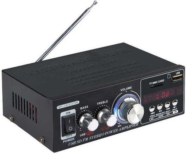 Підсилювач UKC AK-699BT USB Блютуз 300W+300W 2х канальний