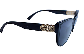 Сонцезахисні жіночі окуляри, чорні 2529-2, фото 3