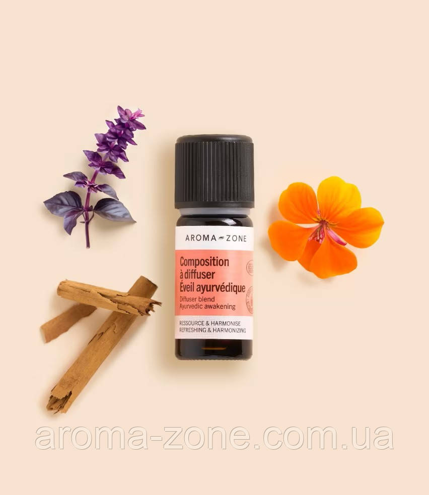 Композиція ефірних олій для дифузора «Аюрведичне пробудження», 10 мл