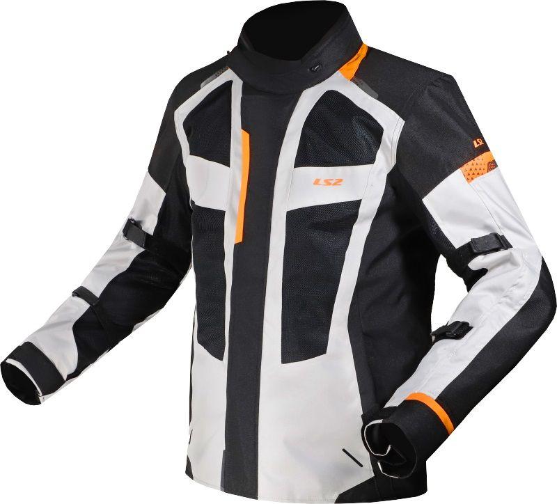 Куртка LS2 Scout Man Jacket Black Grey Orange, фото 1